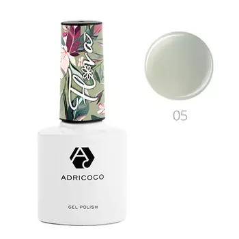 Набор, ADRICOCO, Гель-лак Flora №05, Редкая магнолия, 2 шт.