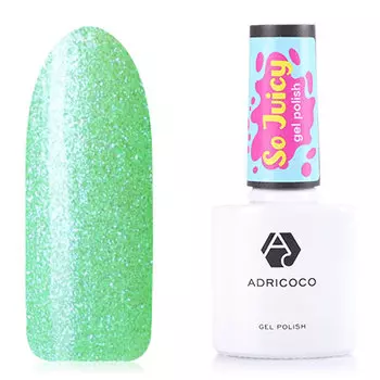 Набор, ADRICOCO, Гель-лак So Juicy №01, Фисташковый фраппе, 2 шт.