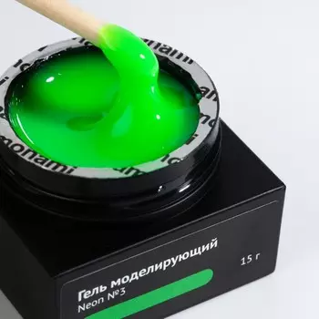 Monami, Гель Smart Neon №3 Зеленый лайм, 15 г