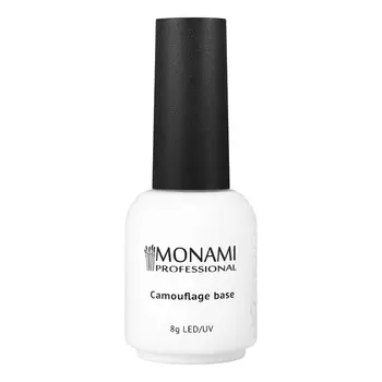 Monami Professional, База для гель-лака Camouflage, Violet Ice Shine