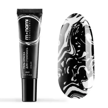 Monami Professional, Гель-краска для ногтей №2, черная, 8 мл