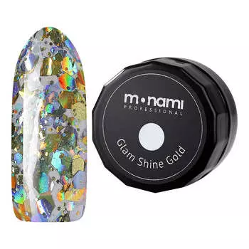 Monami Professional, Гель-лак Glam Shine Gold, 5 г