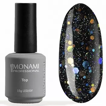 Monami Professional, Топ Super Shine Crush, 15 мл