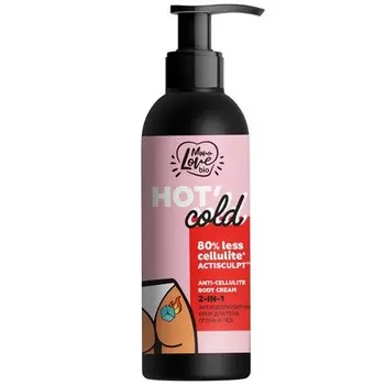 MonoLove Bio, Антицеллюлитный крем для тела Hot Cold, 200 мл
