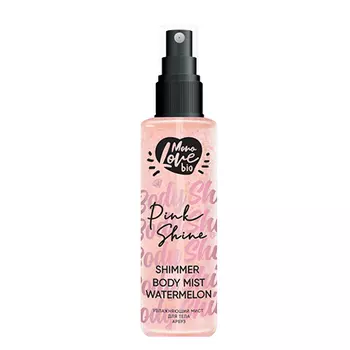 MonoLove Bio, Увлажняющий мист для тела Pink Shine, 120 мл