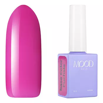 MOODNAIL, База для гель-лака Сolor Fuchsia ,10 мл