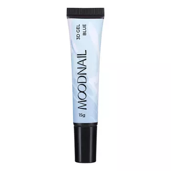 MOODNAIL, Гель 3D Gel Blue, 15 г
