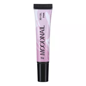 MOODNAIL, Гель 3D Gel Pink, 15 г