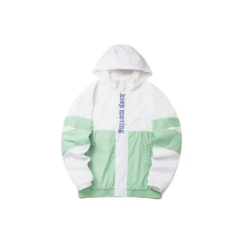 Anta Life Series Свободная повседневная тканая спортивная куртка с капюшоном Куртки унисекс Мохово-зеленый 152218601-2 XXL
