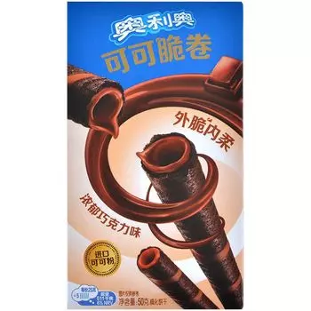 Вафельные трубочки Oreo: шоколад