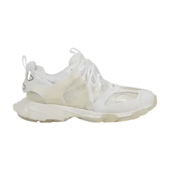 Кроссовки Balenciaga Wmns Track Sneaker Clear Sole - White Cream, красный