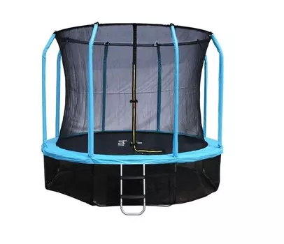 Батут Yarton 12 ft 3,66 м с сеткой и лестницей (синий) Yrt12FTBL