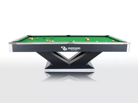 Бильярдный стол для пула Rasson Billiard Victory II Plus, 9 ф 55.300.09.5 черный, с плитой