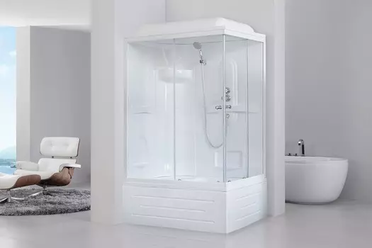 Душевая кабина Royal Bath RB 8120BP1-T 120x80 (прозрачное) левая, с поддоном
