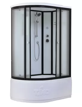 Душевая кабина Timo Standart T-6620BFR 120х85 R профиль черный, стекло матовое