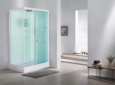 Душевая кабина Esbano Elegancia ESKL108CKR 80x100x210 см, с крышей и LED освещением