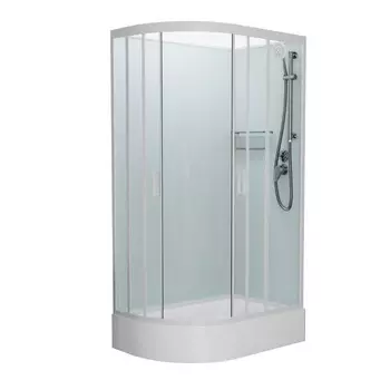 Душевая кабина Frank F412/1 R М White без крыши