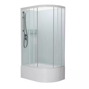 Душевая кабина Frank F412/2 L М White без крыши