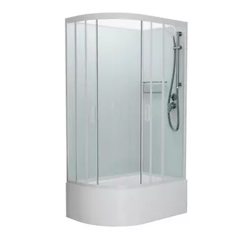 Душевая кабина Frank F412/2 R М White без крыши