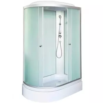 Душевая кабина DTO LM720REL 120х80х215 см, стекло матовое, профиль матовый хром