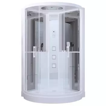 Душевая кабина Grossman GR142 120x120x215 см прозрачное стекло, профиль белый