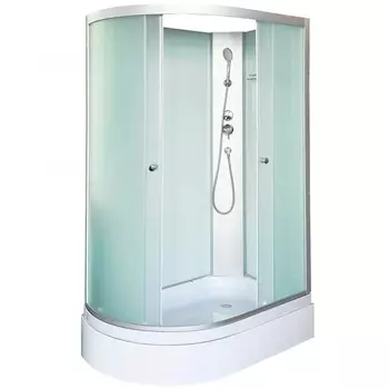 Душевая кабина DTO LM720RN 120х80х200 см, стекло матовое, профиль матовый хром