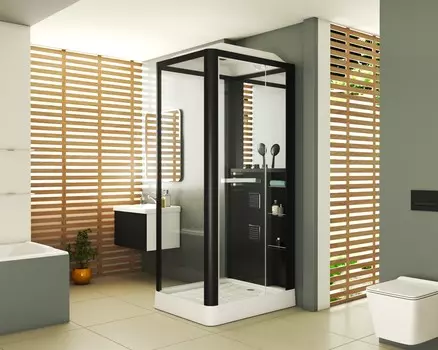 Душевая кабина Grossman GR222 80x100x225 черная
