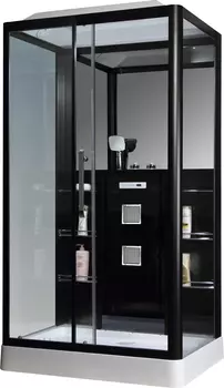 Душевая кабина Grossman GR-227 L 120x90 см черная