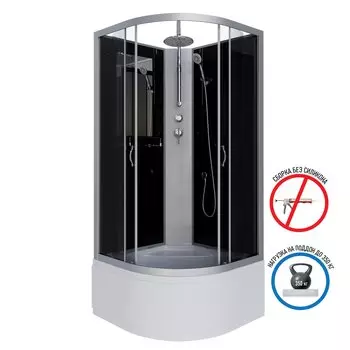 Душевая кабина Niagara Classic NG-2508-14BKT 90x90x240