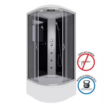 Душевая кабина Niagara Classic NG-2509-14G 100x100x215 с гидромассажем
