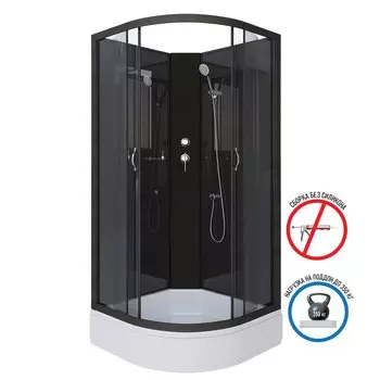 Душевая кабина Niagara Classic NG-6501-14BK 90x90x200