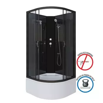 Душевая кабина Niagara Classic NG-6508-14BK 90x90x240
