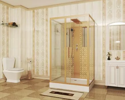 Душевая кабина Niagara Lux NG-7711GBK золото