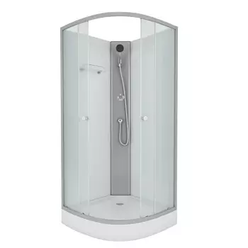 Душевая кабина Niagara NG-4301-14BK 90х90 Б/К низкий поддон