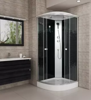 Душевая кабина Niagara Eco E90/13/ТN 90х90 с низким поддоном, стекло тонированное