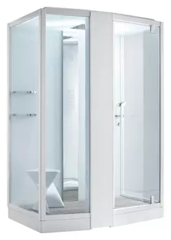 Душевая кабина Orans SR-89102LS белая, с баней
