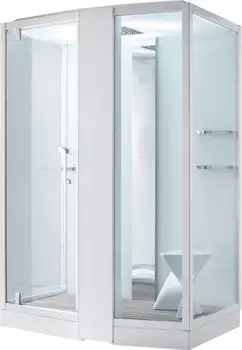 Душевая кабина Orans SR-89102RS белая, с баней