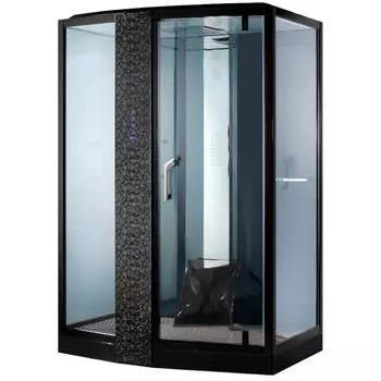Душевая кабина Orans SR-89105S-black с баней, с гидромассажем