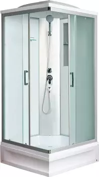 Душевая кабина River Quadro 80/24 MT с поддоном (80x80, профиль хром)