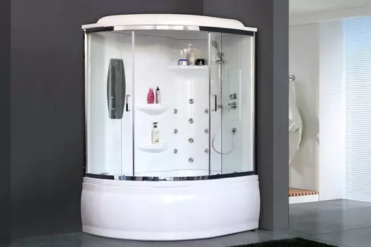 Душевая кабина Royal Bath RB 150ALP-T-CH 150x100 (прозрачное) правая