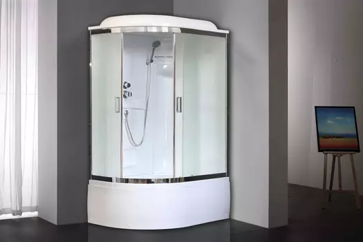 Душевая кабина Royal Bath RB 8120BK1-M-CH 120х80 (матовое) правая
