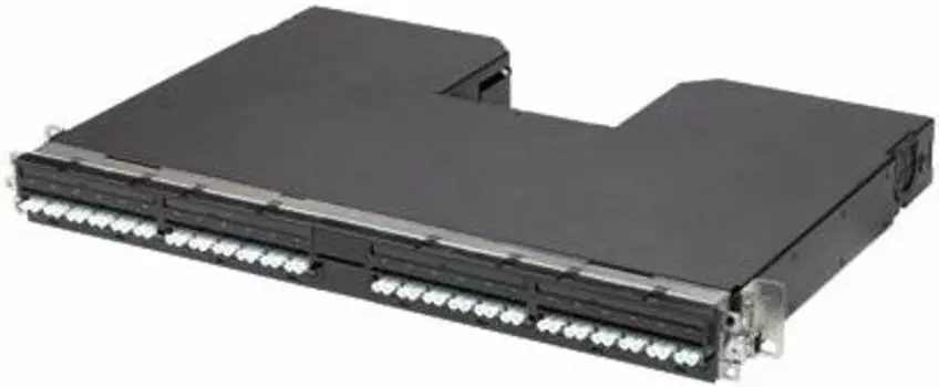 Полка оптическая Panduit PViQ PVQ-FMTMTP-ZZUN 19" выдвижная 1U порт.:24 LC дуплекс