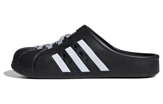 Сабо Adidas Adilette Clogs 'Black White'