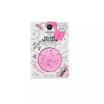 Nailmatic Бомбочка для ванны Космик (розовый, пурпурный горошек) 160 г
