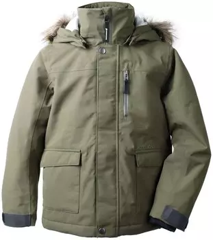 Куртка подростковая Didriksons AMUNDSEN BS PARKA, серо-зелёный, 502058