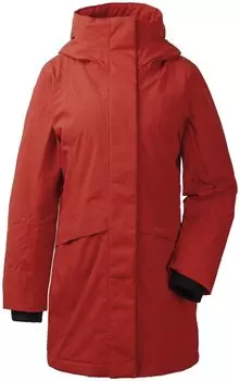 Куртка женская Didriksons CAJSA WNS PARKA, красный уголь, 502775