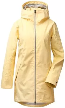 Куртка женская Didriksons FOLKA WNS PARKA, бледно-жёлтый, 503041