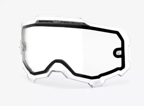 Линза 100% Armega Vented Dual Pane Lens, Clear, 51043-010-02