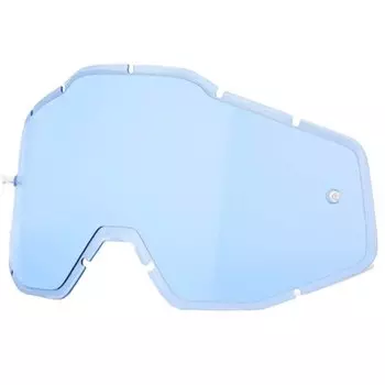 Линза 100% Racecraft/Accuri/Strata Anti-Fog Injected Blue, 51004-002-02