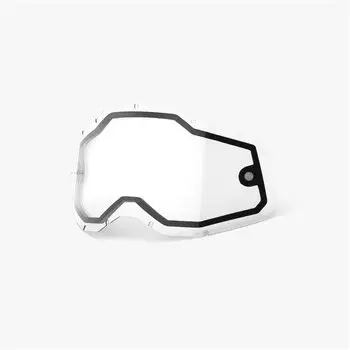 Линза для веломасок 100% RC2/AC2/ST2 Replacement Lens Dual Pane, Clear, 51008-501-01